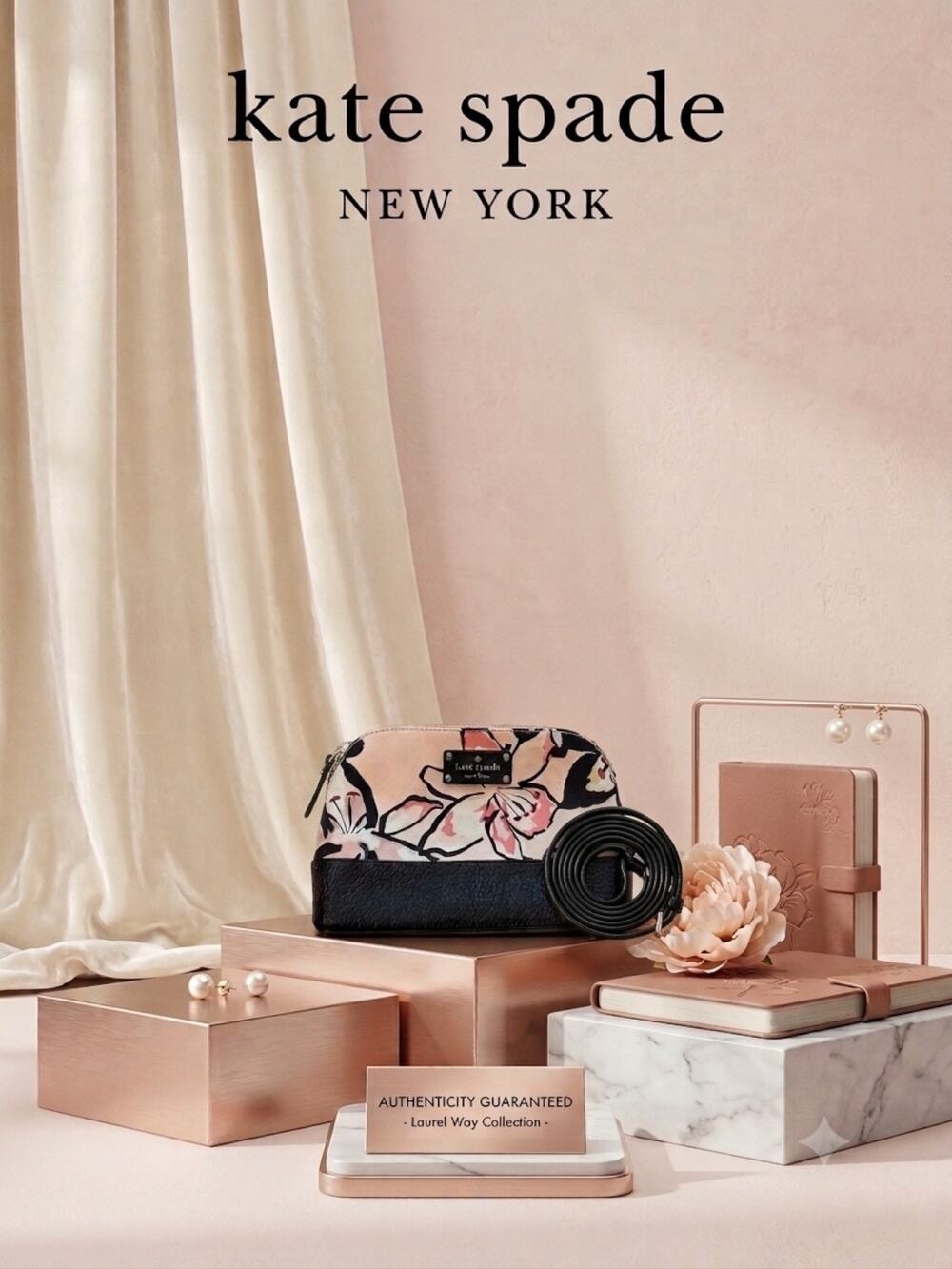 Kate Spade New York Laurel Way Floral Crossbody Bag